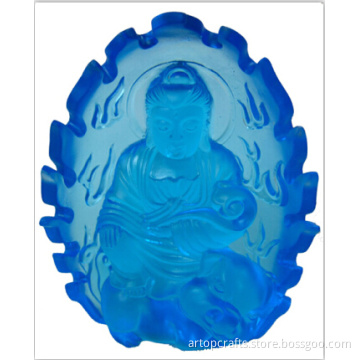 Liu li (Colored Glaze) Eight Patron Saint(small)